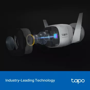 TP-Link Tapo Εξωτερική Wi-Fi Κάμερα Ασφαλείας, IP security camera, Εσωτερικού & εξωτερικού χώρου, Ασύρματη, CE, FCC, RoHS, RCM, Επιτοίχια, Λευκή