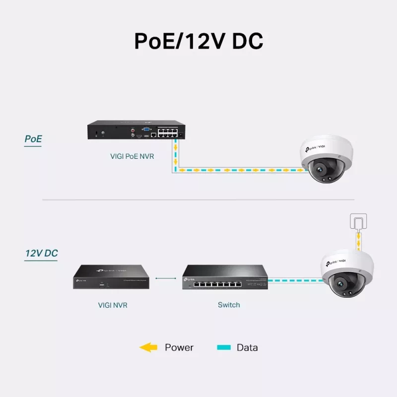 Κάμερα παρακολούθησης IP TP-Link VIGI 4MP IR Dome