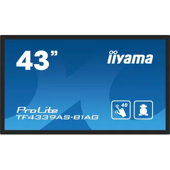 iiyama TF4339AS-B1AG οθόνη υπολογιστή 108 cm (42,5 ίντσες) 3840 x 2160 pixel 4K Ultra HD LED οθόνη αφής μαύρο