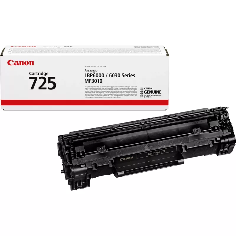Canon 725 τόνερ, 1600 σελίδες, μαύρο, 1 τεμ.