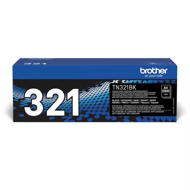 Brother TN-321BK Μελανοταινία 1 τεμ. Original Μαύρο