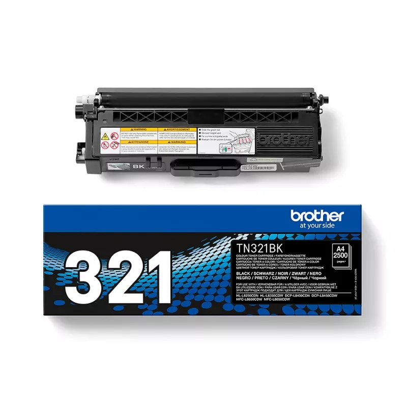 Brother TN-321BK Μελανοταινία 1 τεμ. Original Μαύρο