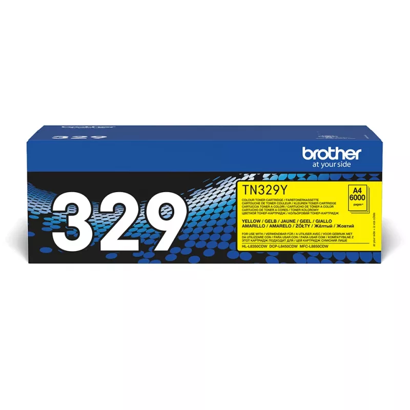 Brother Μελανοταινία TN-329 TN329 Κίτρινο 3000 σελίδες