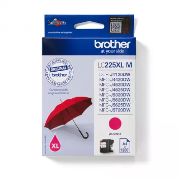 Brother LC225XLM Μελανοδοχείο 1 τεμ. Original Ματζέντα