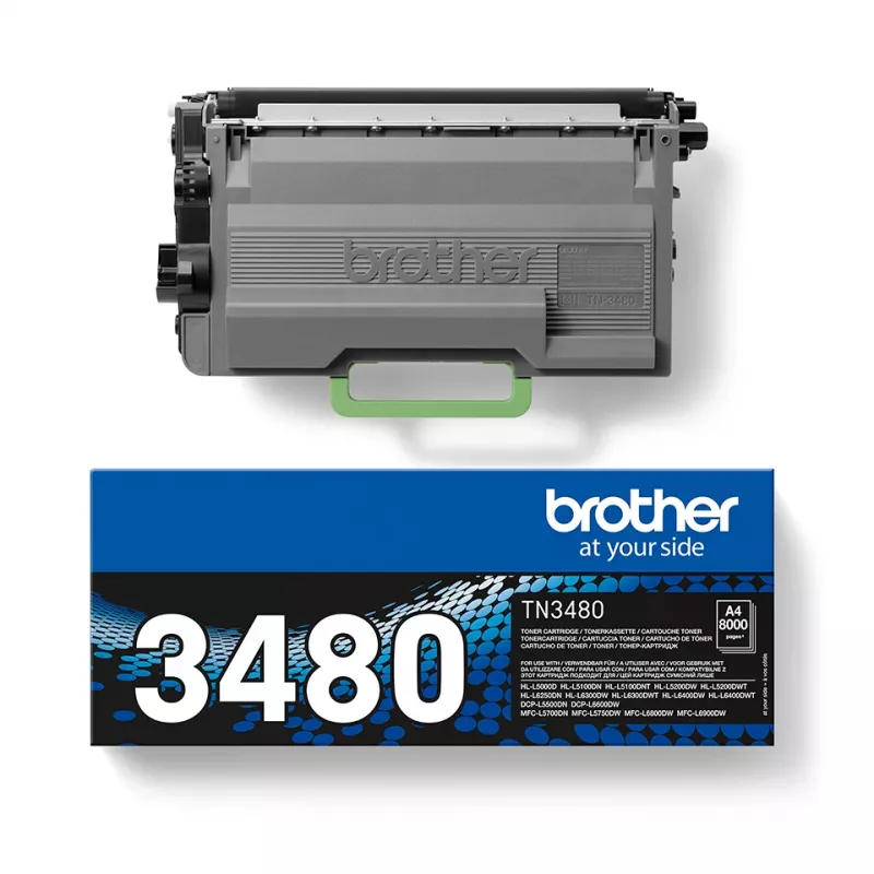 Brother TN-3480 Μελανοταινία 1 τεμ. Original Μαύρο