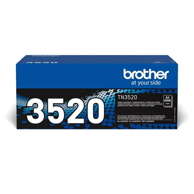 Μελανοταινία Brother TN-3520 3000 σελίδες Μαύρο