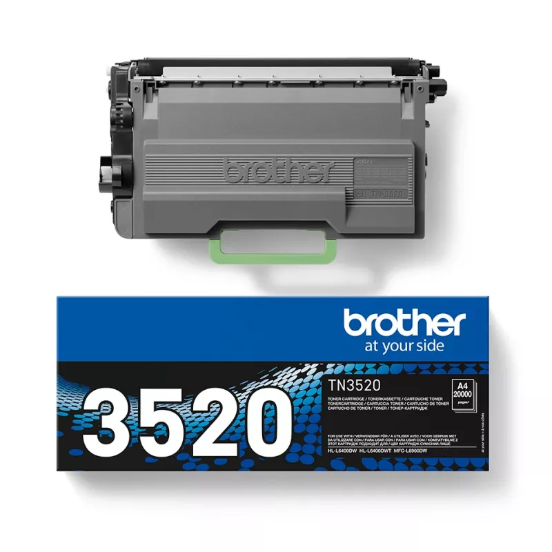 Μελανοταινία Brother TN-3520 3000 σελίδες Μαύρο