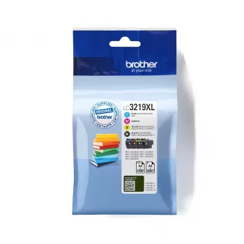 Brother LC3219XLVAL Μελανοταινία, 4 τεμ., Original Μαύρο, Κυανό, Ματζέντα, Κίτρινο