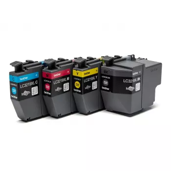 Brother LC3219XLVAL Μελανοταινία, 4 τεμ., Original Μαύρο, Κυανό, Ματζέντα, Κίτρινο