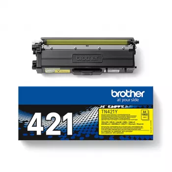 Brother TN-421Y Μελανοταινία 1 τεμ. Original Κίτρινο
