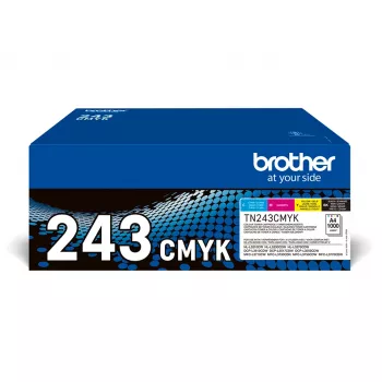 Brother TN-243CMYK Μελανοταινία 1 τεμ. Original Μαύρο, Κυανό, Ματζέντα, Κίτρινο