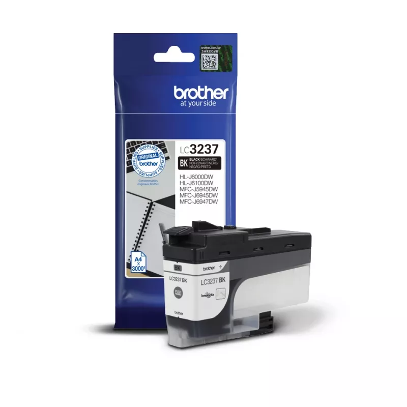 Brother LC3237BK Μελανοδοχείο 1 τεμ. Original Τυπικής Χωρητικότητας Μαύρο
