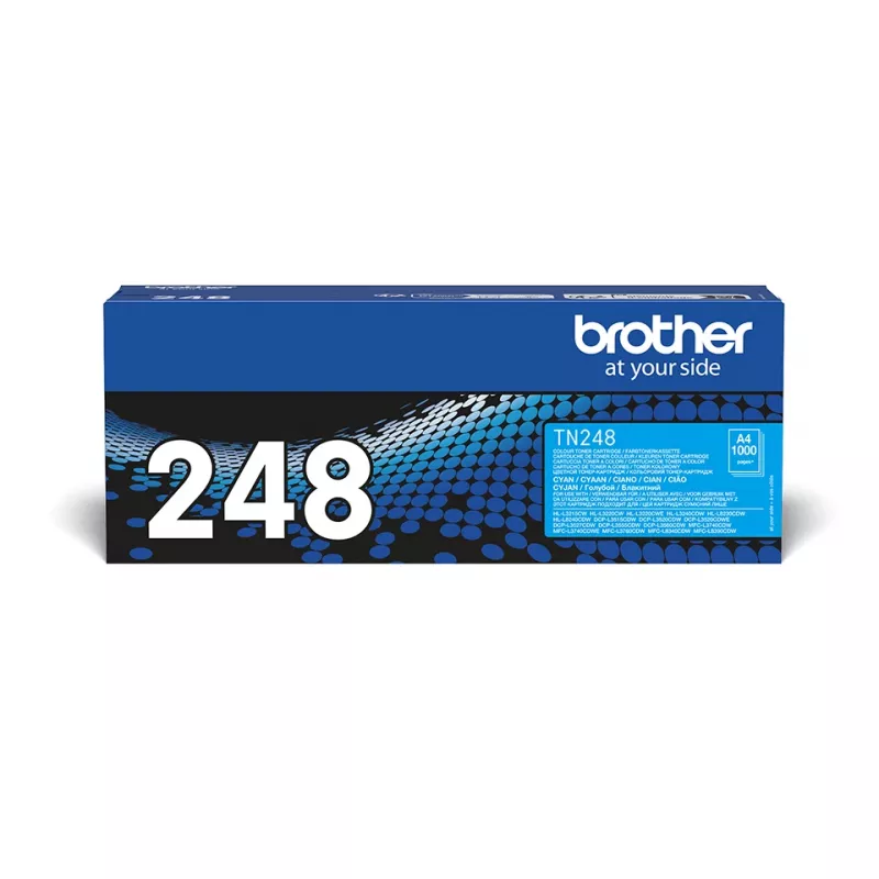 Μελανοταινία Brother TN-248C 1400 σελίδες Κυανό