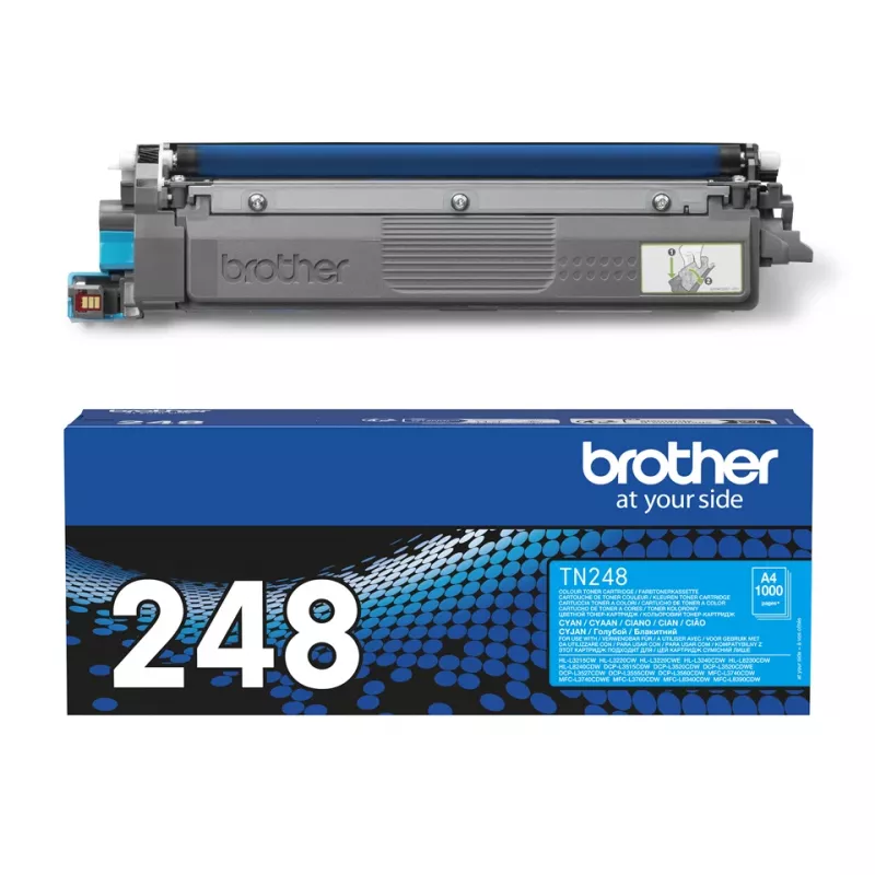 Μελανοταινία Brother TN-248C 1400 σελίδες Κυανό