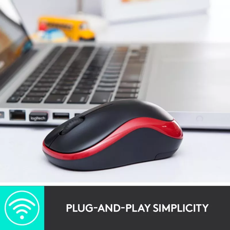 LOGITECH ασύρματο ποντίκι M185 μπλε