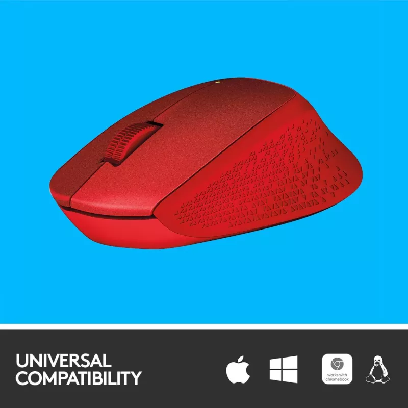 LOGITECH M330 Silent Plus κόκκινο