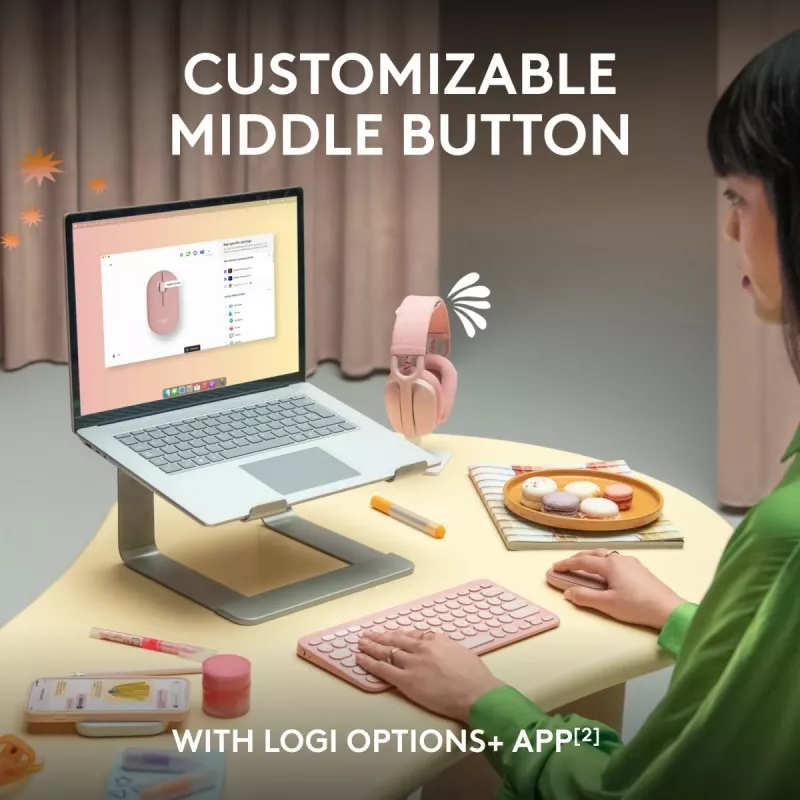 Ποντίκι Logitech M350S Λευκό USB Οπτικό Ασύρματο