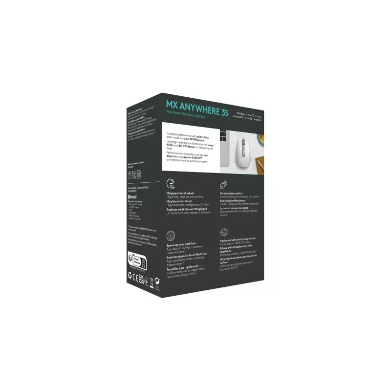 Ποντίκι Logitech MX Anywhere 3S RF Wireless + Bluetooth