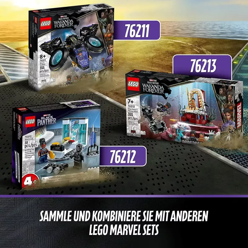 LEGO Marvel Σετ 76211 Shuris Schiff — παιχνίδι κατασκευής με μίνι φιγούρες
