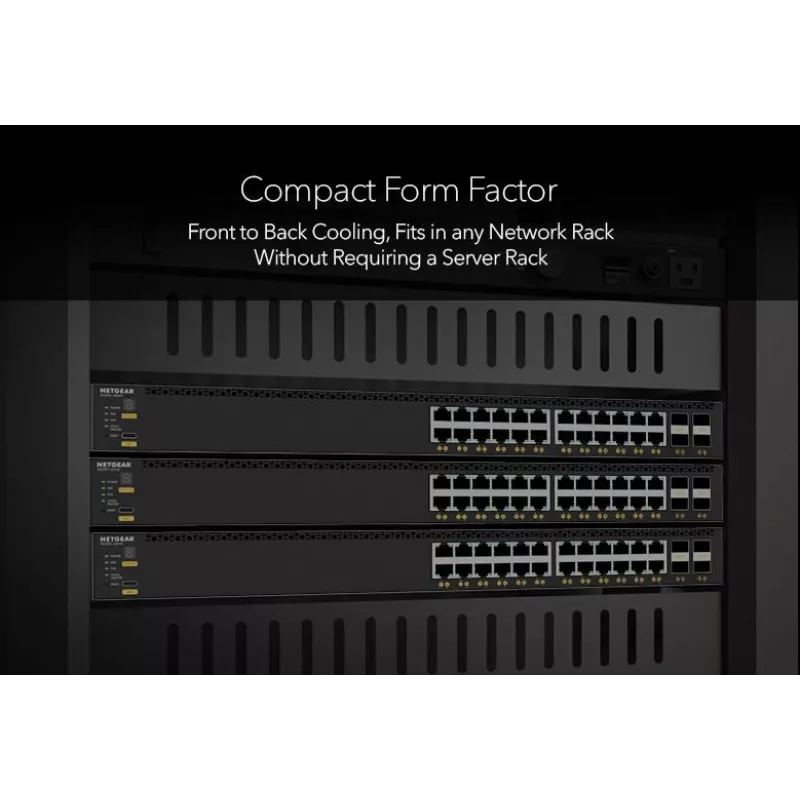 Managed Switch NETGEAR M4350-24F4V L3 1U Μαύρο 680 Gbit/s