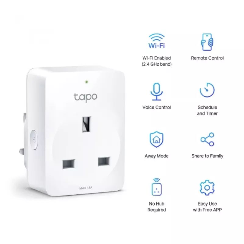TP-Link Tapo Mini Smart Wi-Fi πρίζα