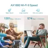 Επαναλήπτης δικτύου TP-Link AX1800 WiFi 6 Extender RE605X