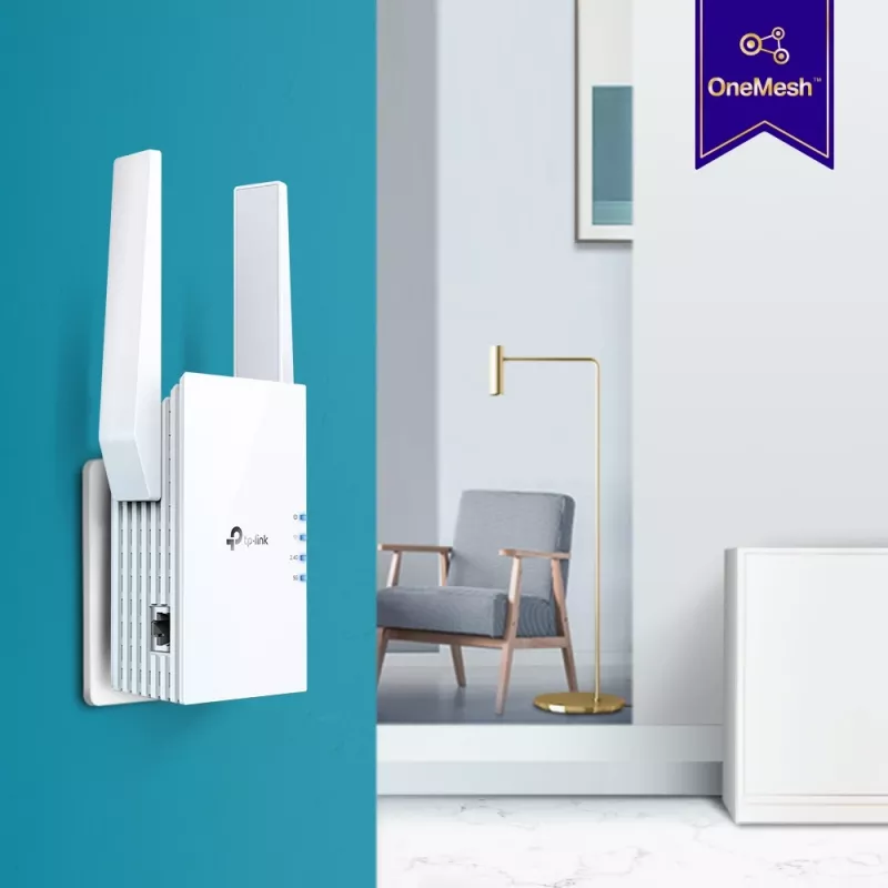 Επαναλήπτης δικτύου TP-Link AX1800 WiFi 6 Extender RE605X