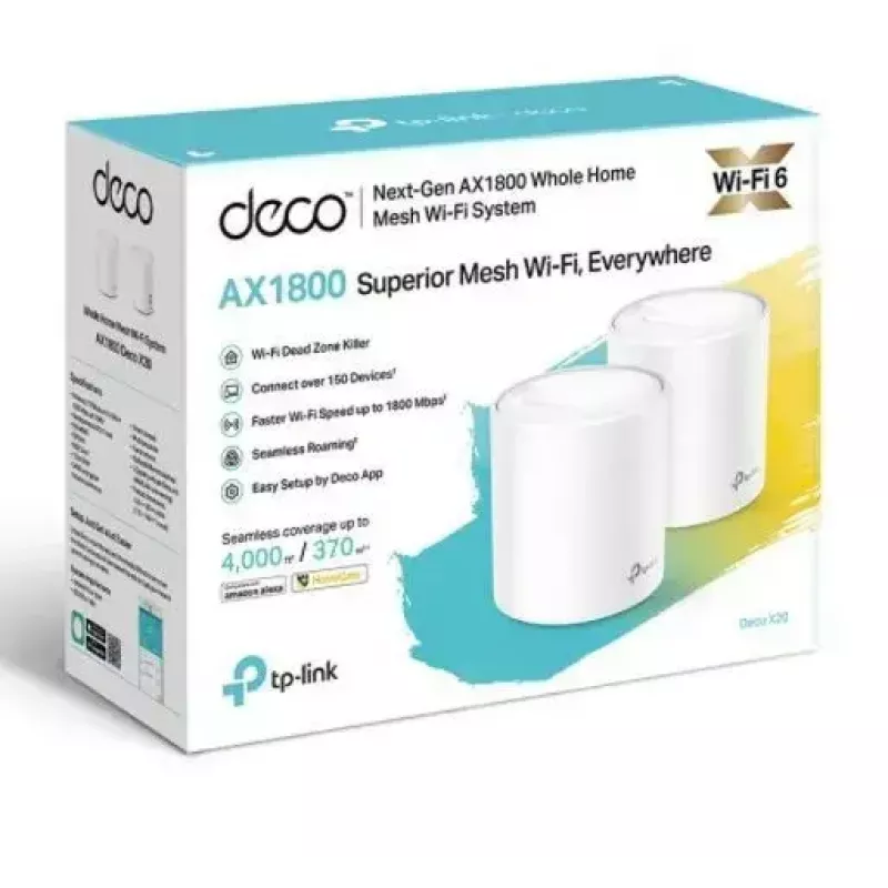 TP-Link AX1800 Whole Home Mesh Wi-Fi 6 System, συσκευασία 2 τεμ.
