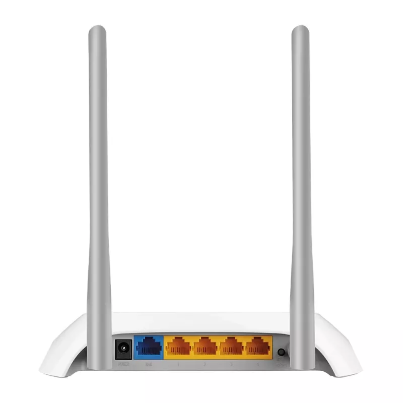 TP-Link TL-WR840N Wireless Router Fast Ethernet Single-Band (2,4 GHz) Γκρι, Λευκό