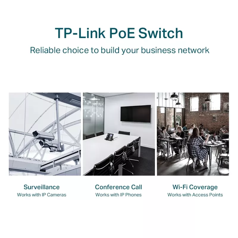Managed Switch TP-Link TL-SG1428PE 28-Port Gigabit με 24-Port PoE+