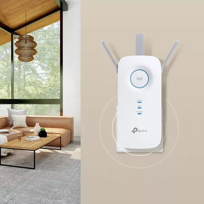 TP-Link RE550 Ενισχυτής δικτύου Πομπός και δέκτης δικτύου Λευκό 10, 100, 1000 Mbit/s