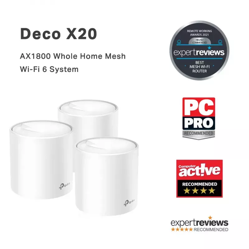 TP-Link AX1800 Whole Home Mesh Wi-Fi 6 System, συσκευασία 3 τεμ.
