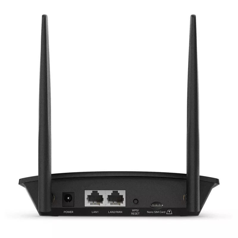 TP-Link TL-MR100 WLAN Router Fast Ethernet Single-Band (2,4 GHz) 4G Μαύρο