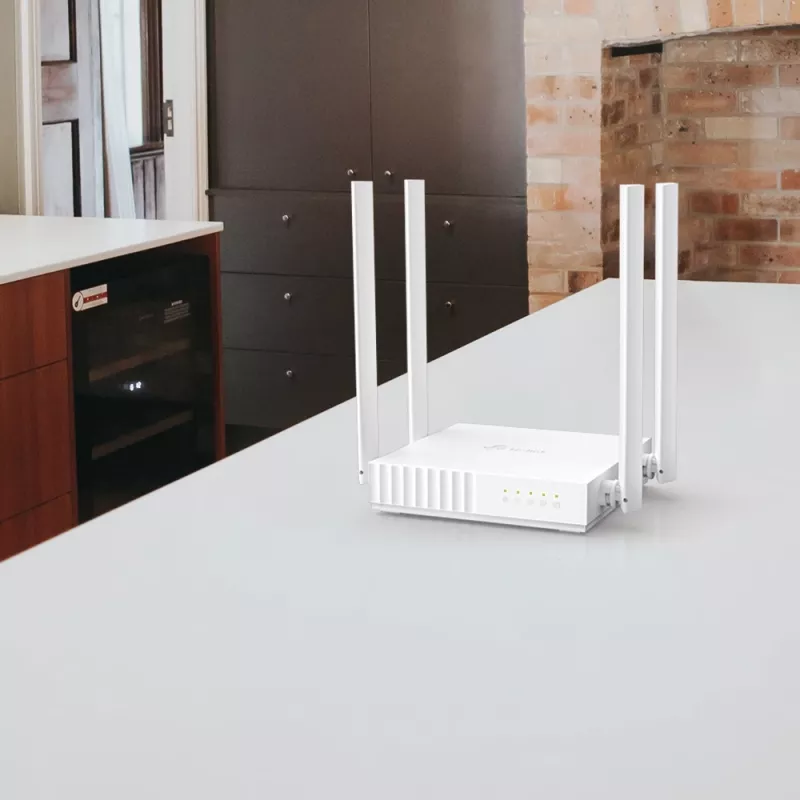 TP-Link ARCHER C24 δρομολογητής Wi-Fi Fast Ethernet Dualband (2,4 GHz / 5 GHz) λευκό
