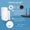 TP-Link RE190 ενισχυτής δικτύου repeater δικτύου λευκό