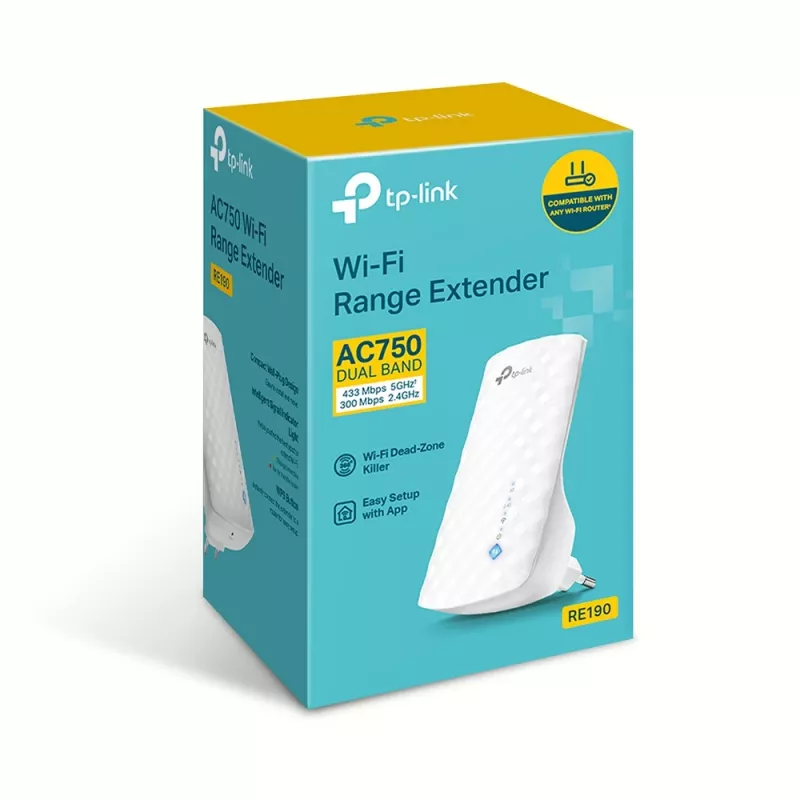 TP-Link RE190 ενισχυτής δικτύου repeater δικτύου λευκό