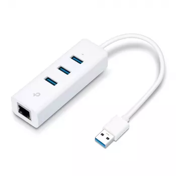 TP-Link UE330 βάση φορητού υπολογιστή/πολλαπλών θυρών ενσύρματο USB 3.2 Gen 1 (3.1 Gen 1) Type-A λευκό