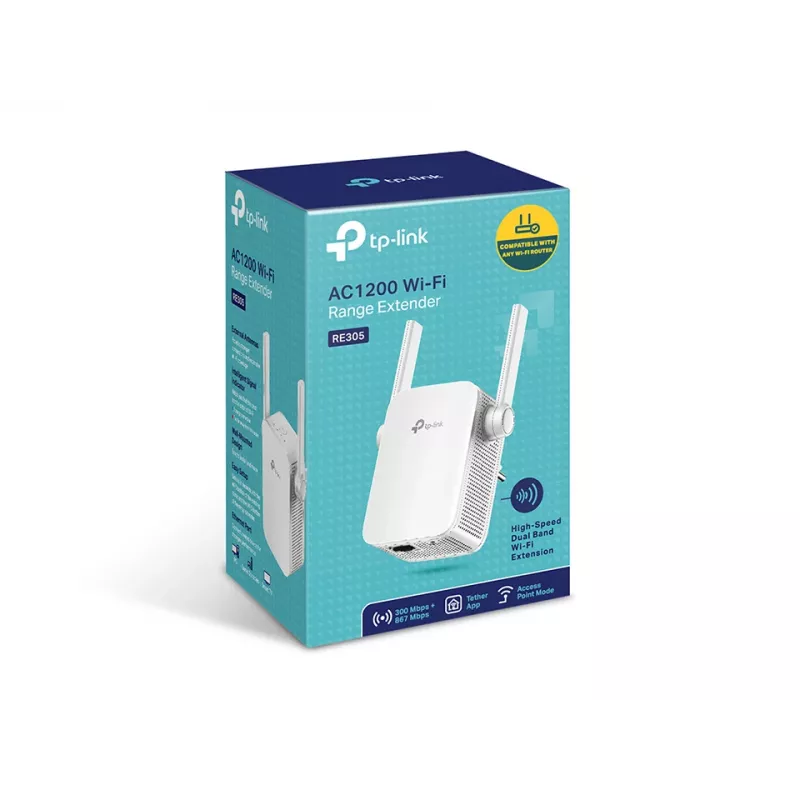 TP-Link AC1200 Mesh επαναλήπτης Wi-Fi, λευκό