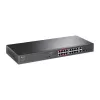 TP-Link 16-Port 10/100Mbps + 2-Port Gigabit Unmanaged PoE Switch