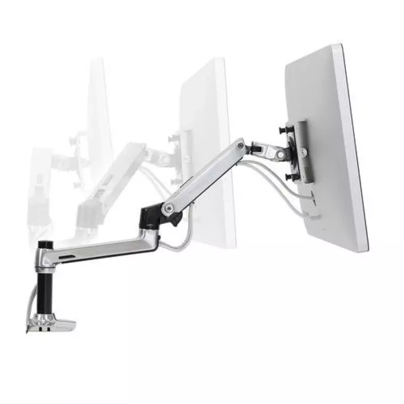 Βραχίονας γραφείου Ergotron LX για οθόνη LCD, γυαλισμένο αλουμίνιο