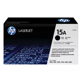 Γνήσιος τόνερ HP 15A LaserJet μαύρο, 2500 σελίδες, μαύρο, 1 τεμ.