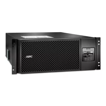 APC Smart-UPS On-Line SRT6KRMXLI - 6kW/VA, 6x C13 + 4x C19 + σταθερή καλωδίωση 1-φασική έξοδος, τοποθέτηση σε rack, ενσωματωμένο NMC