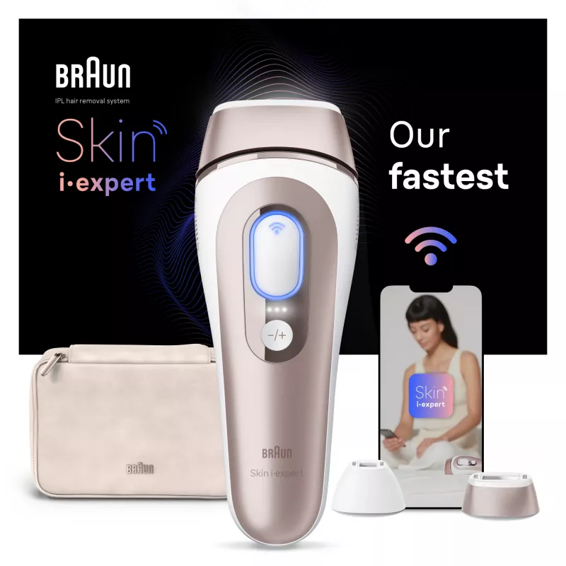 Braun Skin i-expert PL7147 Intense Pulsed Light (IPL) ροζ χρυσό, λευκό