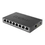 D-Link DGS-108 Unmanaged L2 Gigabit Ethernet (10/100/1000) μαύρο