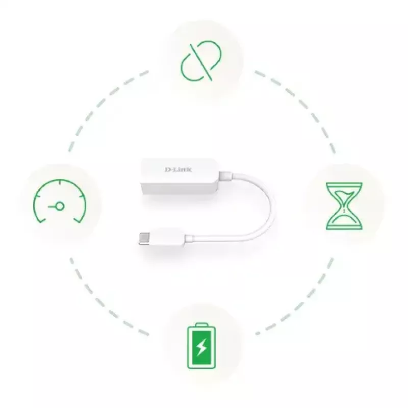 Προσαρμογέας Ethernet D-Link DUB-E250 USB-C σε 2.5G