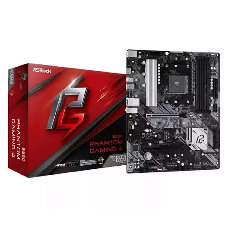 ASRock B550 Phantom Gaming 4 AMD B550 Υποδοχή AM4 ATX