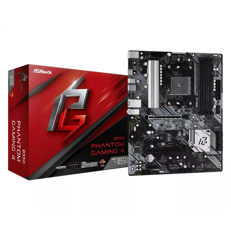 ASRock B550 Phantom Gaming 4 AMD B550 Υποδοχή AM4 ATX
