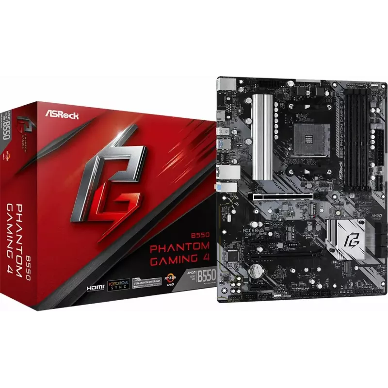 ASRock B550 Phantom Gaming 4 AMD B550 Υποδοχή AM4 ATX