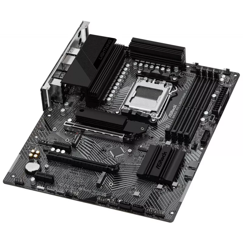 ASRock Μητρική B650 PG Lightning AM5 AMD B650 USB 3.2 SATA 3 7.1ch HD Audio ATX