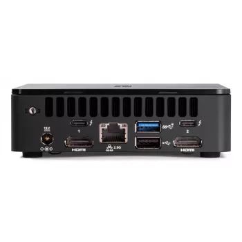 ASUS NUC 12 Pro Kit RNUC12WSKI700002I mini PC barebone, Intel Core i7-1260P, Intel Iris Xe Graphics, 2x DDR4 SO-DIMM (έως 64 GB), 2x M.2, Wi-Fi 6E, Bluetooth 5.2, 2,5GbE, μαύρο